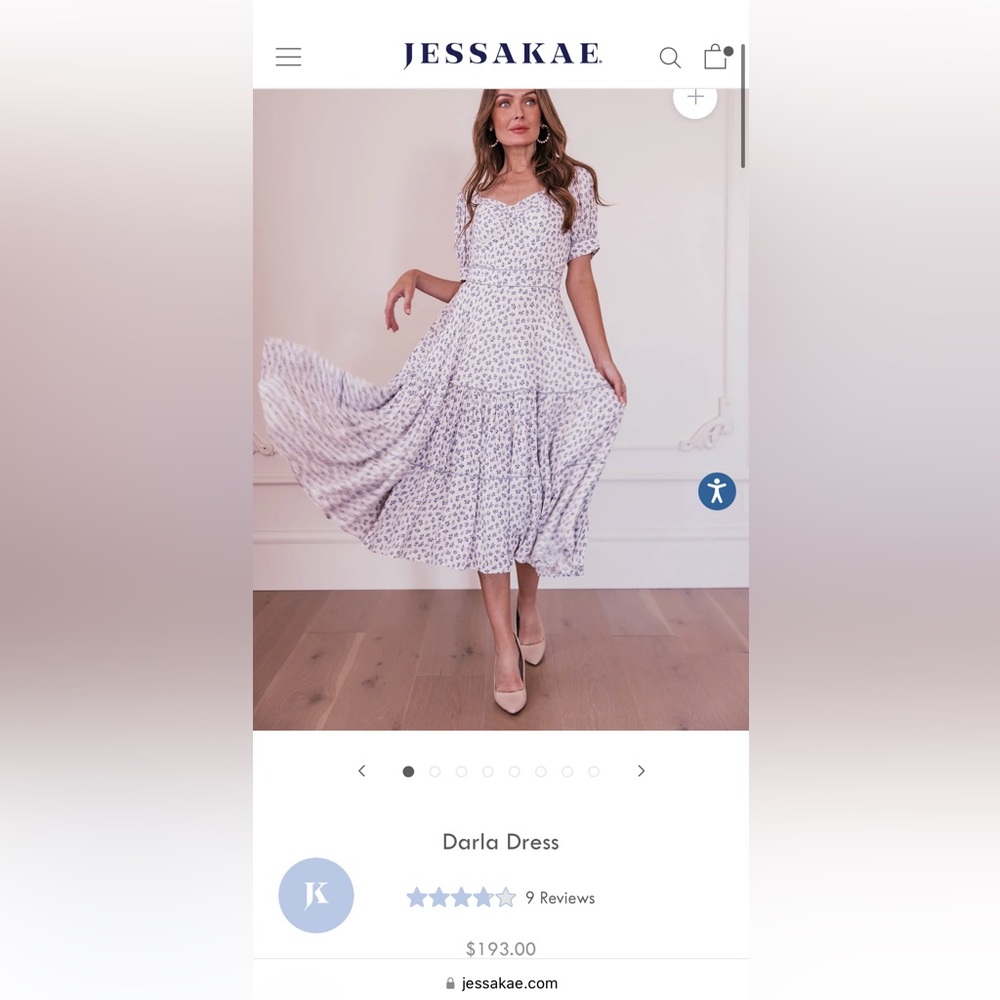 NWT Jessakae Darla Dress XS